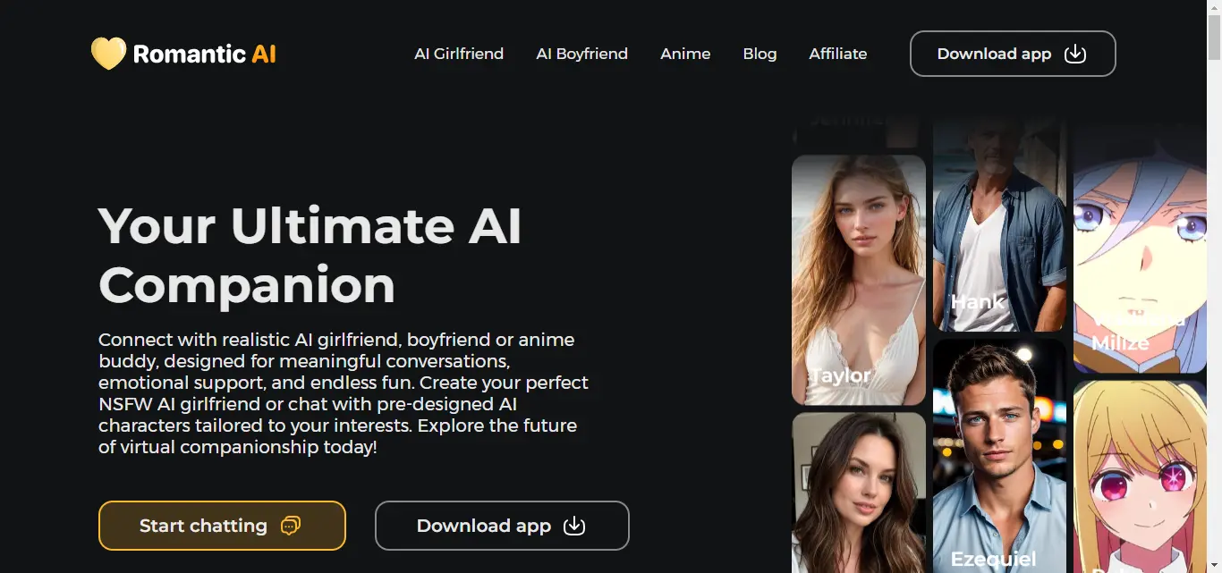 Romantic AI