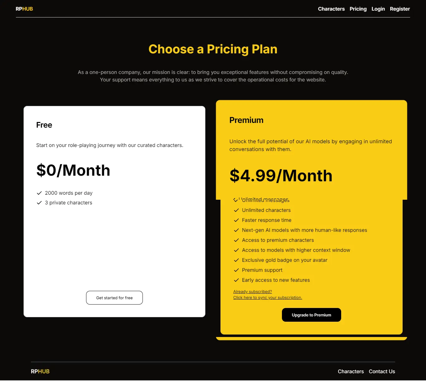 Pricing-Free-AI- Pricing